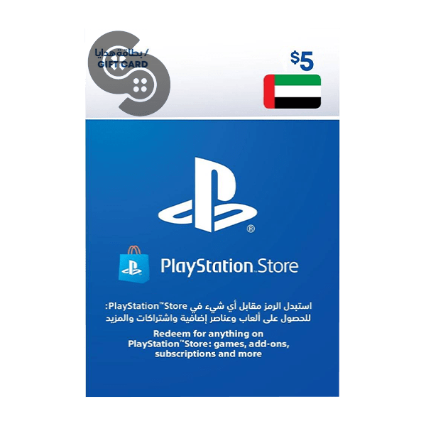præcedens tøve grube PSN 5 USD Gift Card UAE - Sky Games