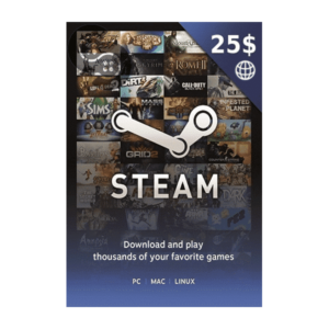 Steam Gift Card 25 USD Global Lahore