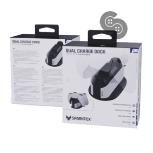 SparkFox PS5 Dual Controller Charging Dock Lahore