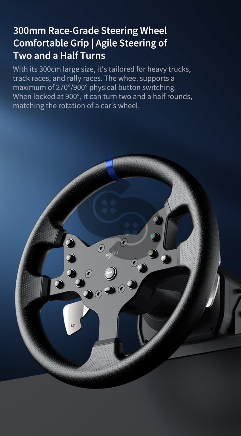 PXN V99 Racing Wheel Features 4