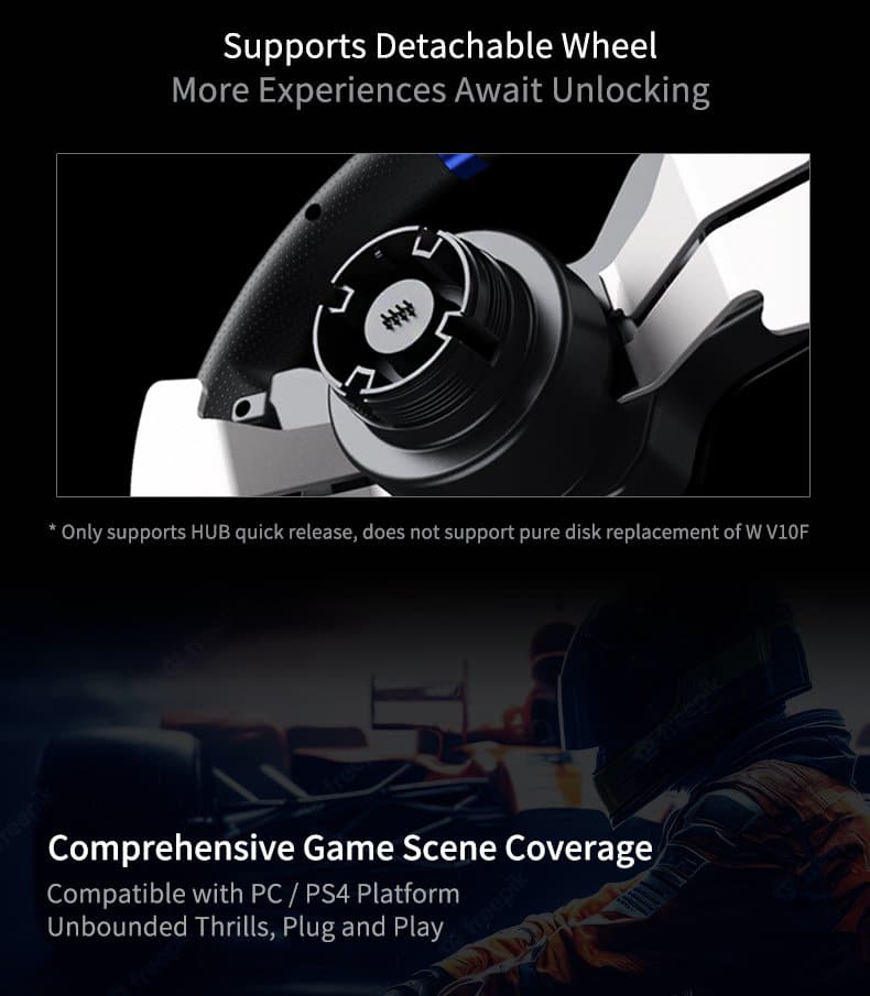 PXN V99 Racing Wheel Features 7