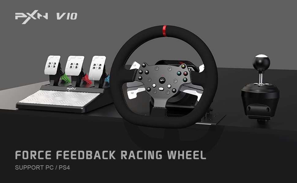 PXN V10 Steering Wheel OEM Features 1