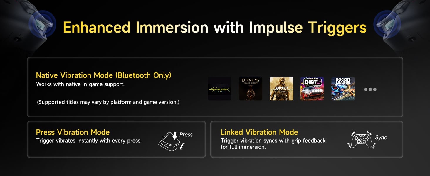 EasySMX X05 Pro Wireless Gaming Controller Features 2