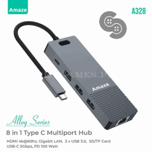 Amaze A328 8-in-1 Multiport Hub Alloy Series