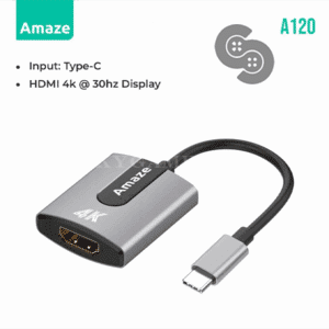 Amaze A120 Type C to HDMI 4K Aadapter