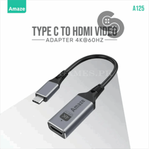 Amaze A125 Type C to HDMI Video Adapter 4K @ 60Hz