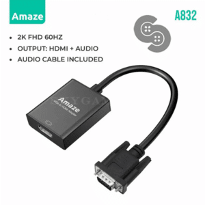 Amaze A832 VGA TO HDMI Adapter with Audio