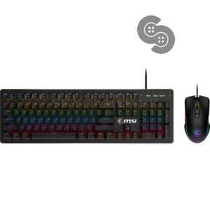 MSI Forge GK300 RGB Mechanical Gaming Keyboard & Mouse Combo – Blue Switch