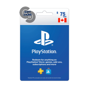PSN Gift Card Canada 75 CAD