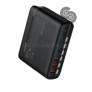 LDNIO 140W GaN 6-Port Desktop Charger with LED Display - A6140C - front view