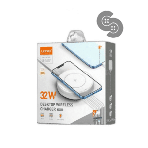 LDNIO 32W Wireless Charging Pad with 4 USB Ports - AW003 - front view