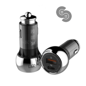 LDNIO 36W Zinc Alloy Car Charger - C1 - front view