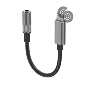 LDNIO Lightning to 3.5mm Audio Adapter Cable - LSY80I - front view