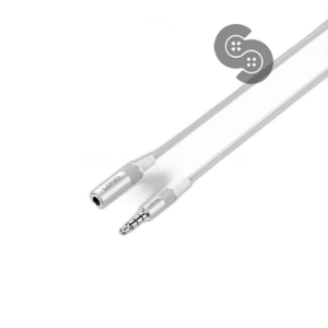 LDNIO 3.5mm Audio Extension Cable 1m - LSY81B - angled view