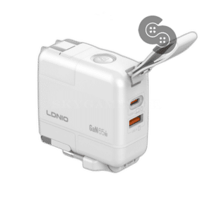 LDNIO 65W GaN Universal Travel Charger - Q2618 - front view
