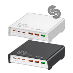 LDNIO 120W 6-Port Desktop Charging Station - Q605 - front view