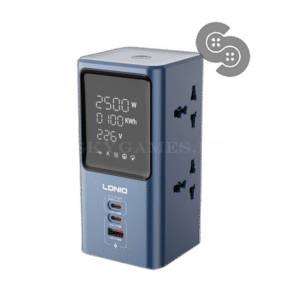 LDNIO 45W Universal Power Strip with LED Display - SC2 - front view