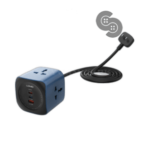 LDNIO 65W 6-in-1 Power Socket Adapter - SC3319 - front view