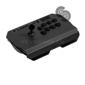 Qanba Drone 2 Arcade Joystick PS5/PS4 - front three quarter view of the arcade stick
