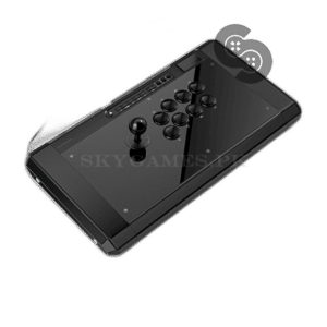 Qanba Obsidian 2 Arcade Joystick PS5/PS4 - front three quarter view of the arcade stick