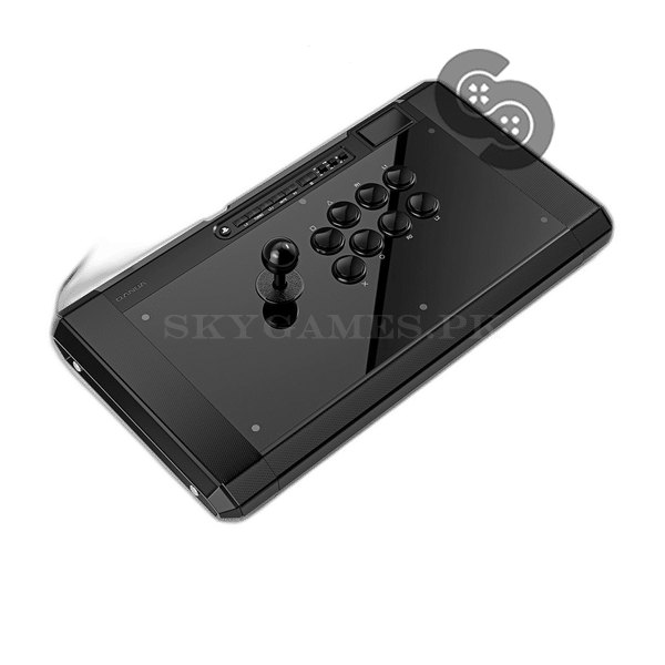 Qanba Obsidian 2 Arcade Joystick PS5/PS4 - front three quarter view of the arcade stick