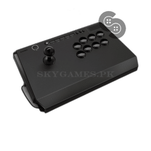 Qanba Titan Arcade Joystick PS5/PS4 - front three quarter view of the arcade stick
