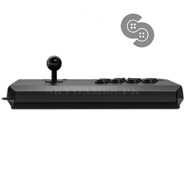 Qanba Titan Arcade Joystick PS5/PS4 - top panel with Sanwa lever and eight button Vewlix layout