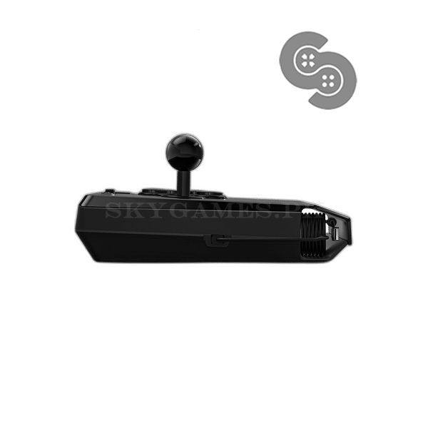 Qanba Titan Arcade Joystick PS5/PS4 - side profile showing the wired USB cable