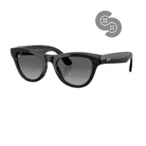 Ray-Ban Meta Skyler Gen 2 Shiny Black with Polar Gradient Graphite lenses