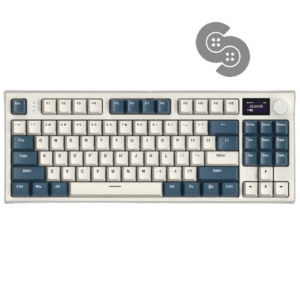 Attack Shark K86 75% RGB Wireless Mechanical Keyboard – Retro Blue - Retro Blue