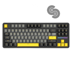 Attack Shark X87 80% RGB Wireless Mechanical Keyboard – Strawberry Switch - Black