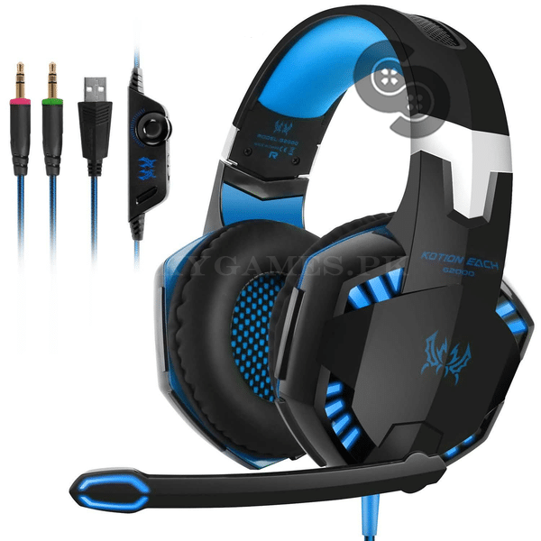Kotion Each G2000 with 3.5mm headphone, mic and USB plugs