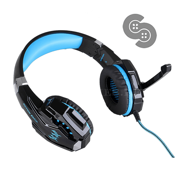Kotion Each G9000 gaming headset - side view with boom mic