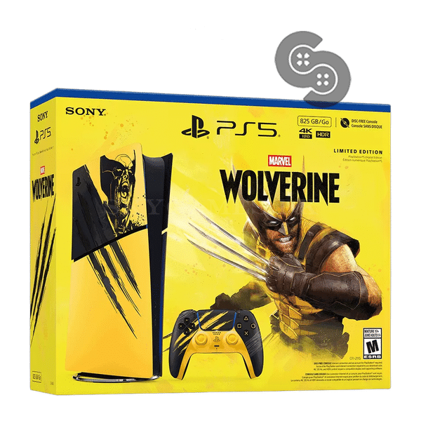PS5 Marvel's Wolverine Battle Yellow Limited Edition Slim Console Lahore