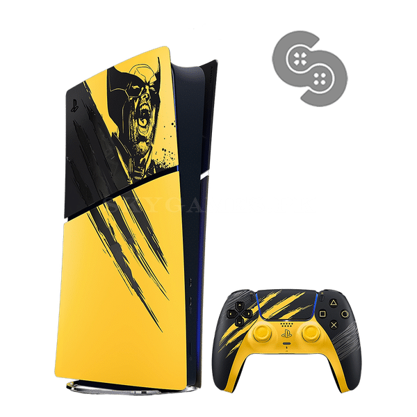 PS5 Marvel's Wolverine Battle Yellow Limited Edition Slim Console Peshawar