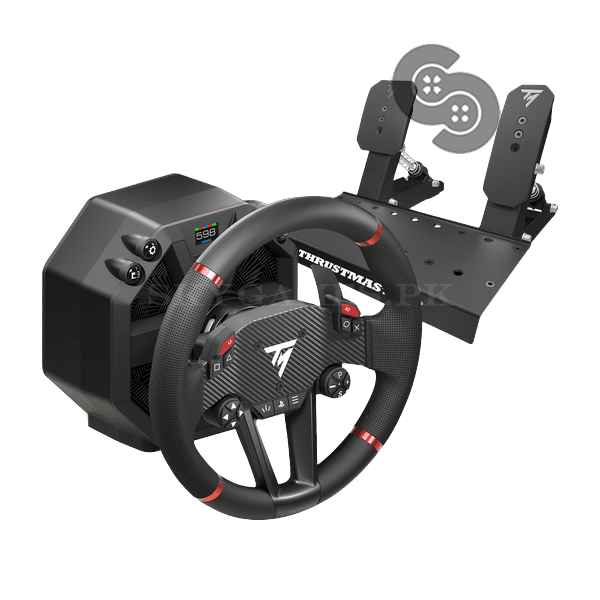 Thrustmaster T598 wheel base, Sportcar rim and Raceline Pedals LTE