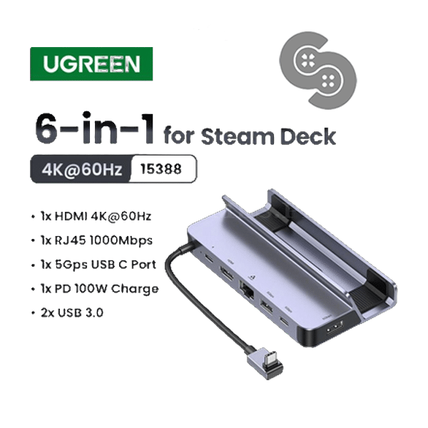 UGREEN Steam Deck Docking Station - UGREEN 15388 product view 4