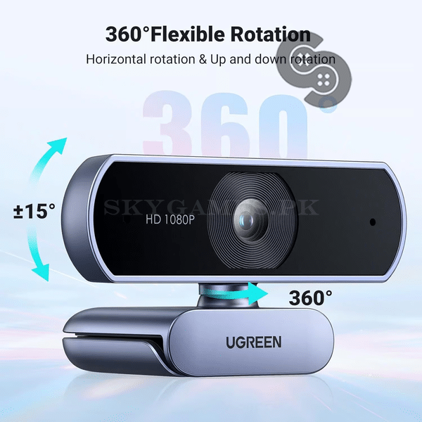 UGREEN Full HD Webcam with Dual Microphones - UGREEN 15728 product view 2