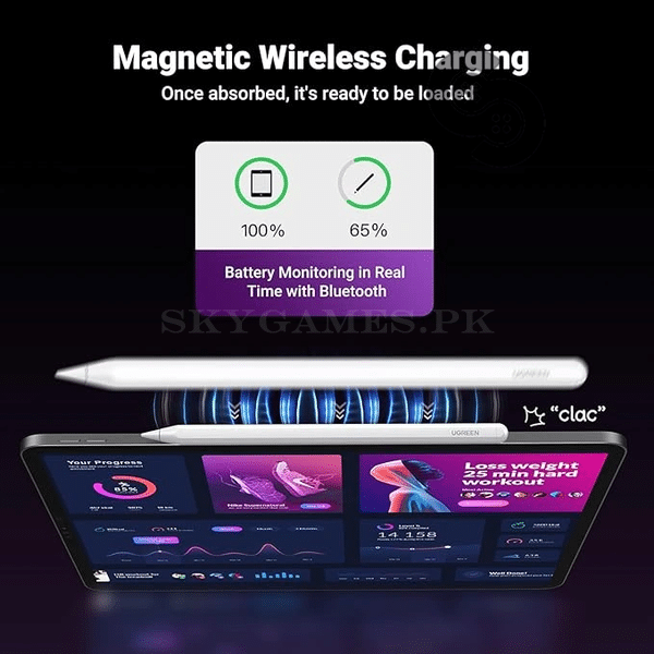 UGREEN Magnetic Wireless Charging Stylus Pen for iPad - UGREEN 15910 product view 3