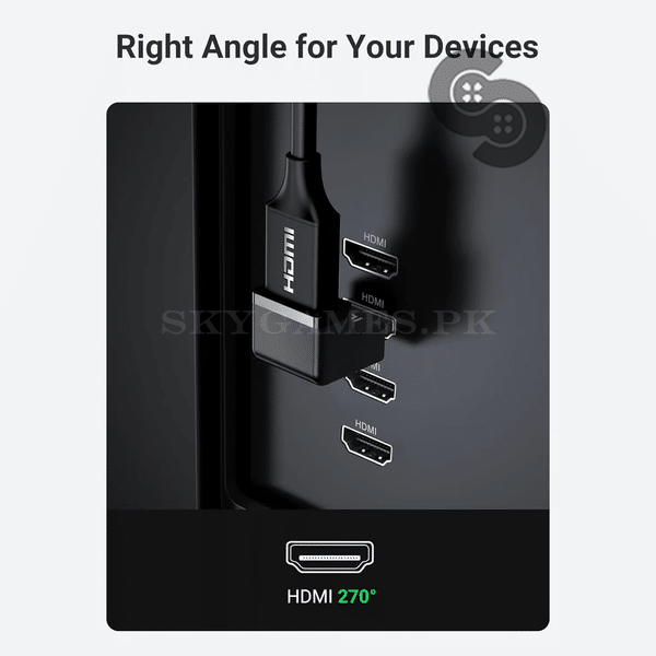 UGREEN Right Angle HDMI Adapter - UGREEN 20110 product view 2