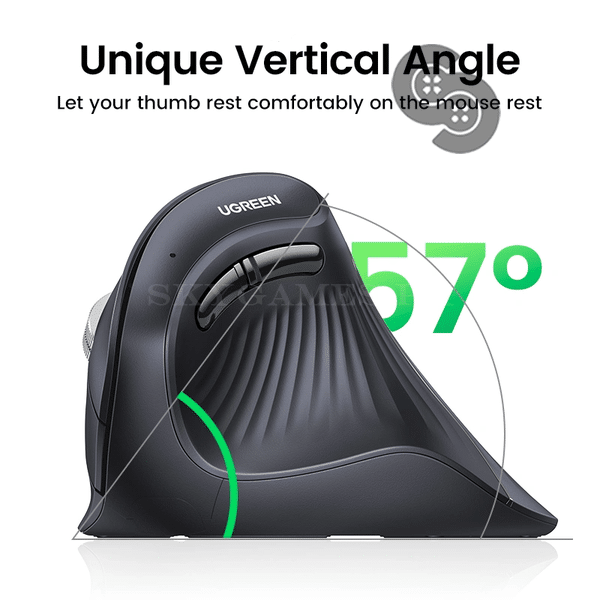 UGREEN Multi-Mode Vertical Mouse - UGREEN 25444 product view 3