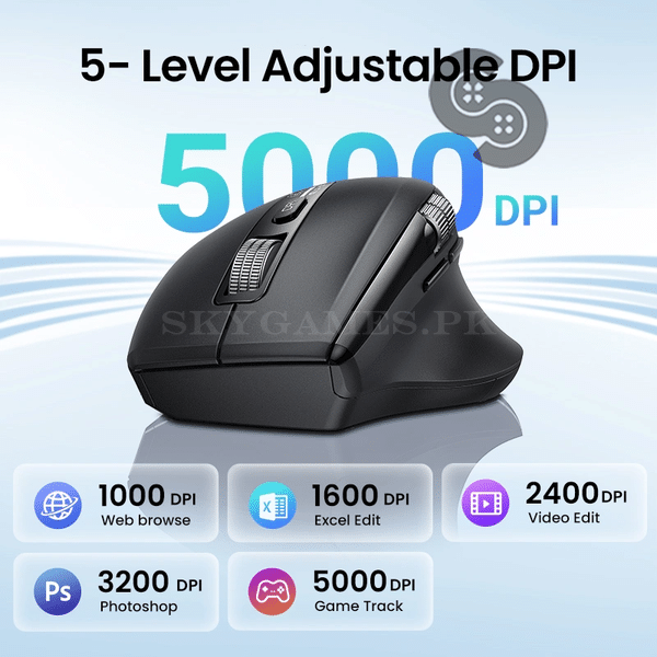 UGREEN Hyper-Fast Scroll Wireless Mouse - UGREEN 45792 product view 4