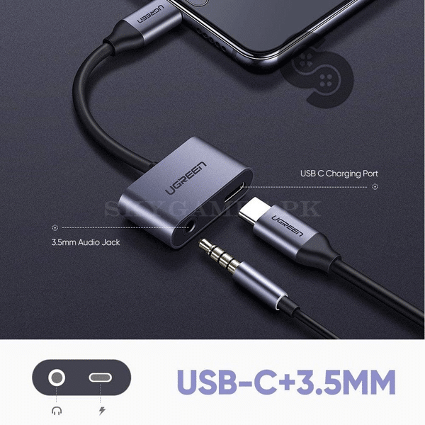 UGREEN USB C Audio and Charging Adapter - UGREEN 50596 product view 4
