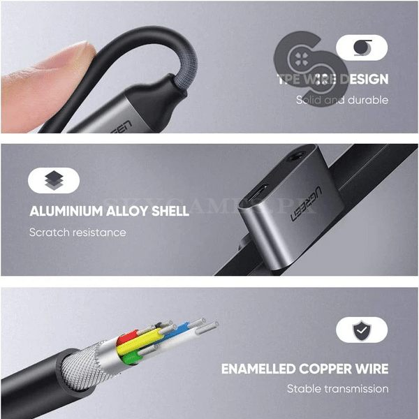 UGREEN USB C Audio and Charging Adapter - UGREEN 50596 product view 5