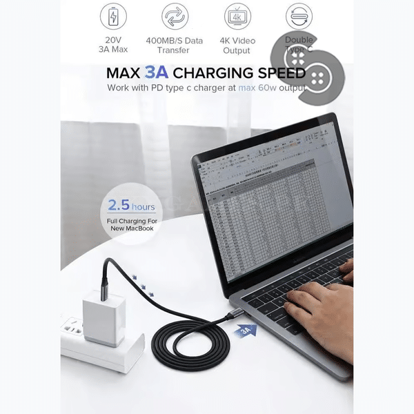 UGREEN USB C 3.1 Gen 1 Cable - UGREEN 50751 product view 3