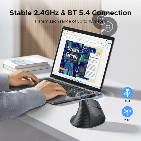 UGREEN Vertical Ergonomic Mouse - UGREEN 65042 product view 4