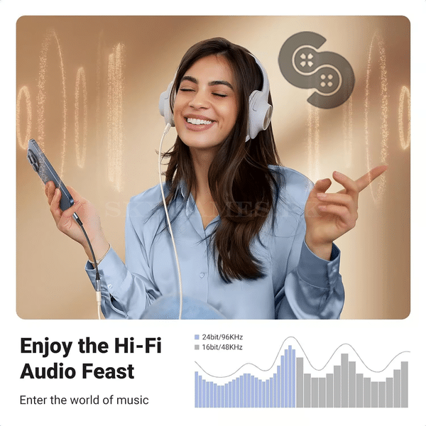 UGREEN USB C to 3.5mm Audio Adapter - UGREEN 80154 product view 4