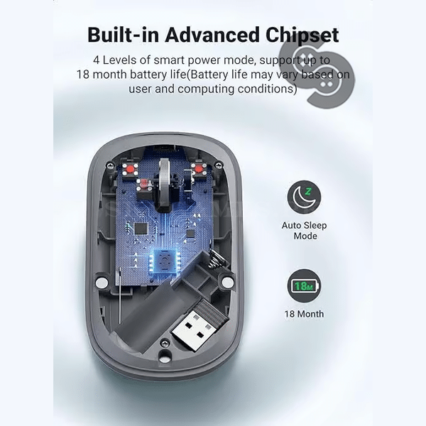 UGREEN Slim Silent Wireless Mouse - UGREEN 90373 product view 3