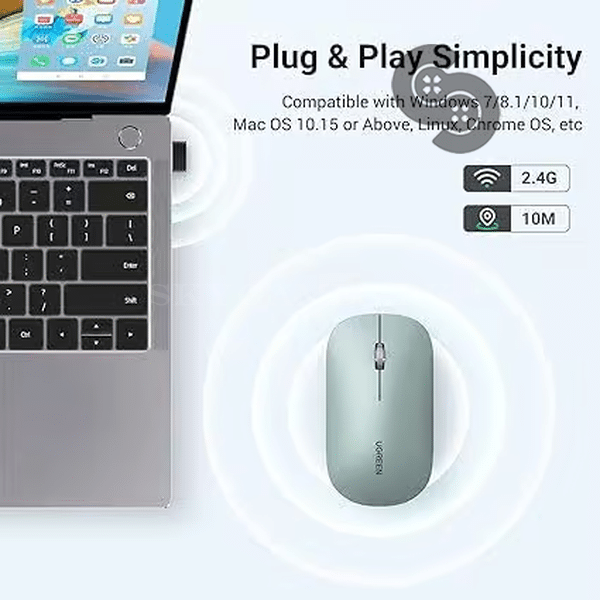 UGREEN Slim Silent Wireless Mouse - UGREEN 90374 product view 2