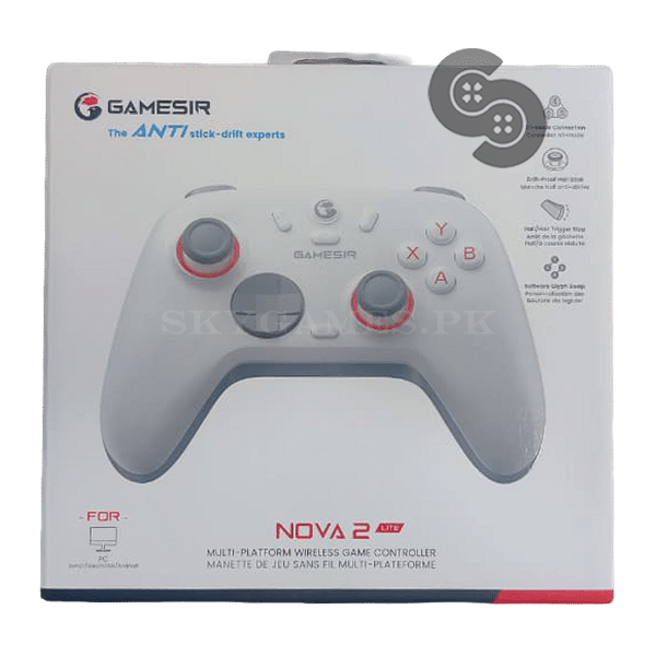 GameSir Nova 2 Lite Multi-Platform Wireless Controller Switch/PC/Mobile - Luminous White retail box